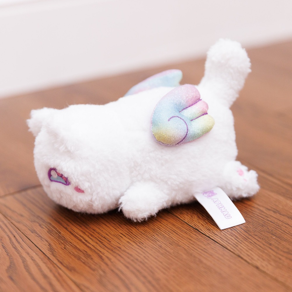 Aphmau MeeMeows Mystery Plush Celestial Cat White Rainbow Wing Angel Kitty - Picture 2 of 4